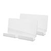 2pcs Tablet Wall Mount Holder Acrylic Tablet Wall Stand with Hole for Smartphone Electronic Reader