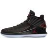 Air Jordan 32 Bred MJ Day Cushioning Slip Resistant Balance Mid Top Basketball Shoes Men's Black Red AH3348-001