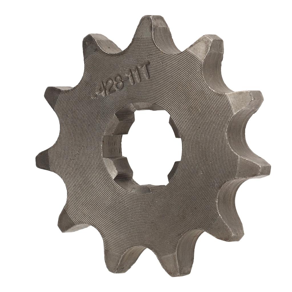 428 11T 17mm pastorek na kolo z uhlíkové oceli, snadno instalovatelný, robustní, univerzální, hnací převod motoru pro