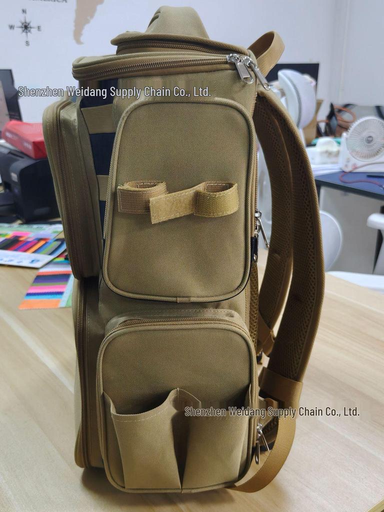 Fishing Gear Backpack & Tackle Bag with Rain Cover, Outdoor Storage for Equipment