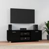 TV Cabinet Black 120 x 40.5 x 35 cm Particleboard