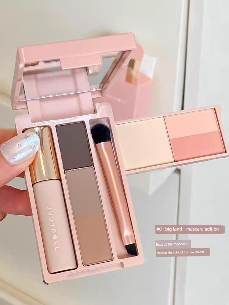 Buone Notizie per i Pigri! Judydoll Arancione Palette Completa Portatile Mini Palette Trucco Multifunzione Palette da Viaggio da Palmo
