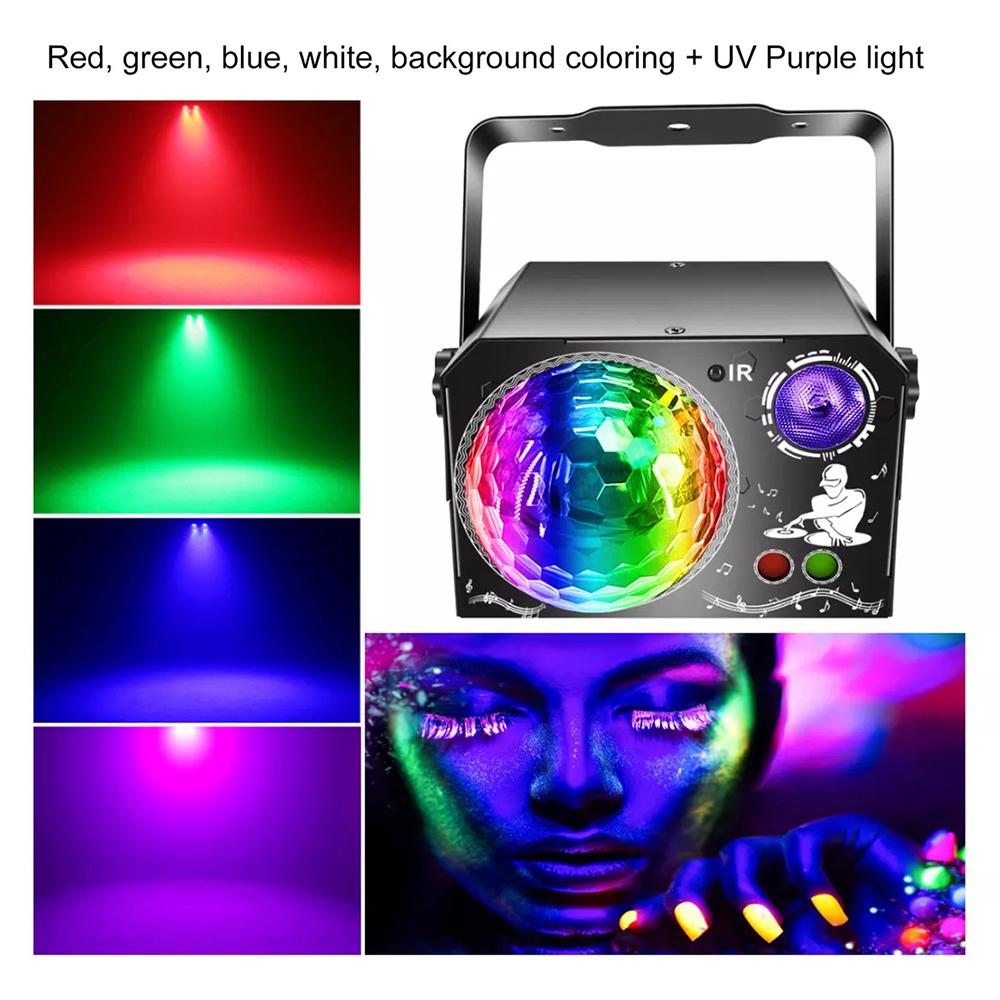 L150MW 4 In 1 Stage Laser Light for KTV Bar Party UV Projection Disco Magic Ball Lamp