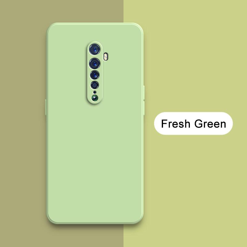 Square Liquid Silicone Case for OPPO Reno Ace 2 Reno2 2Z 2F Z F Ace2 Lens Protective Shockproof Soft Phone Cover RenoAce Reno2Z