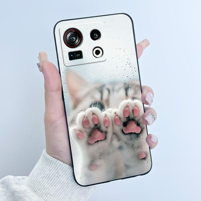 Casing For ZTE Nubia Z40S Pro Case Aesthetic Luxury Cute Cool Boy Girl Cover Black Matte Soft TPU Silicone Shockproof Phone Case