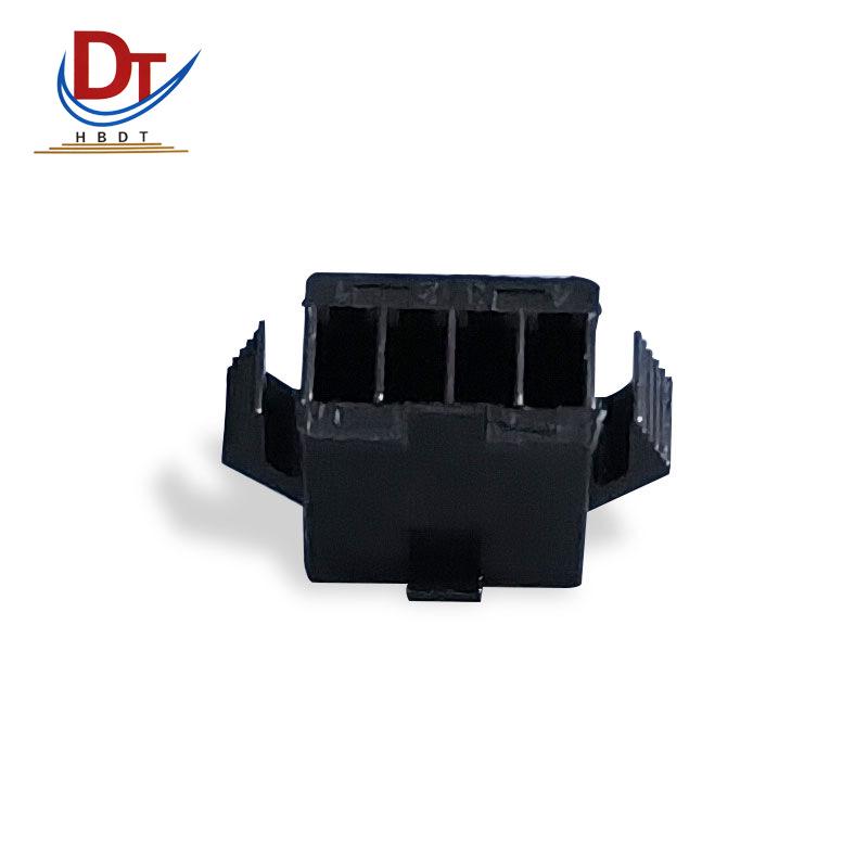4PIN Black Plastic Automotive Wire Harness with Sheath Connector for Electric Toys