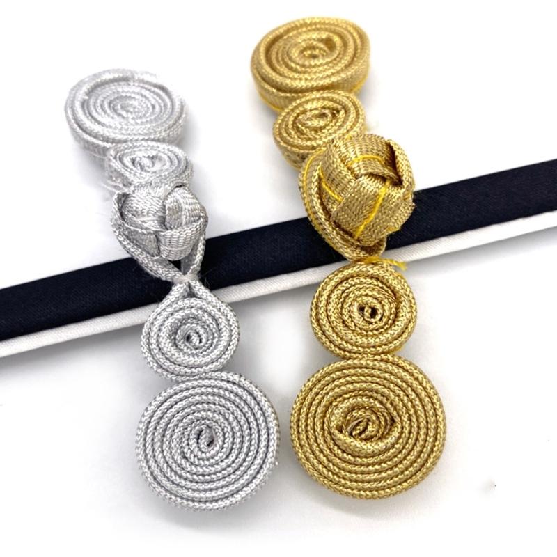 Chinese Tang Shirt Button Gourd Shape Cheongsam Fastener Button DIY Knot Button