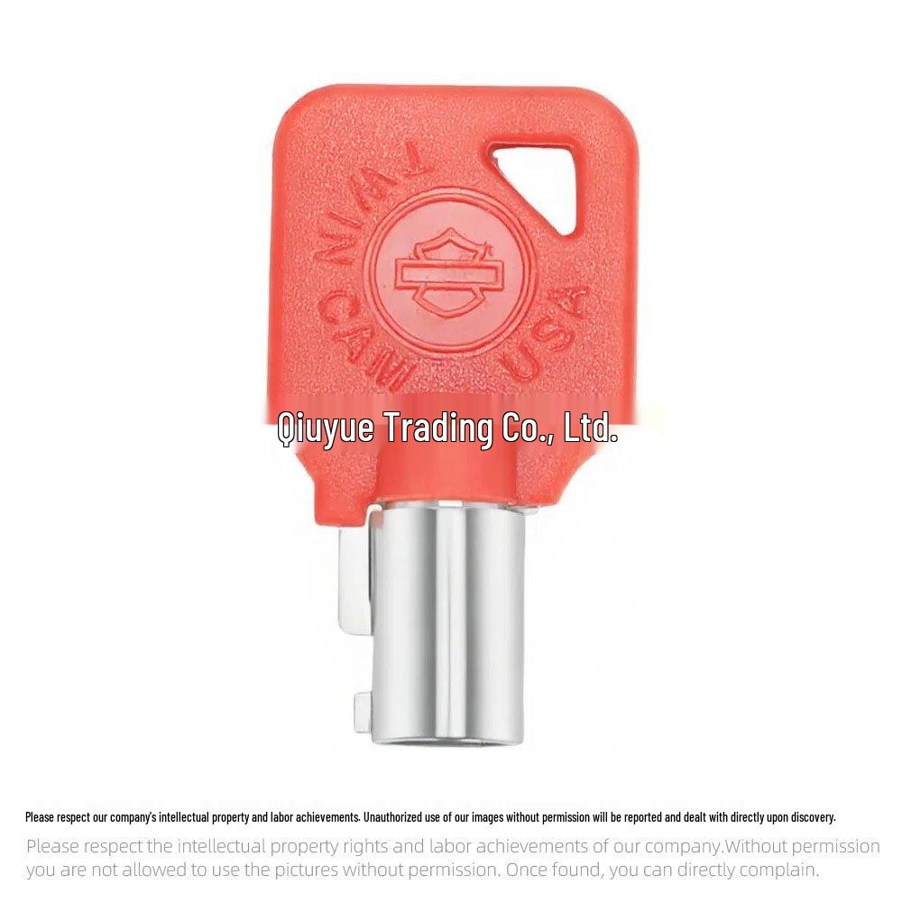 

Harley Motorcycle Key Blank for Fat Boy, Grand Glide, Road King, V-Rod, Dyna, XL883. червоний