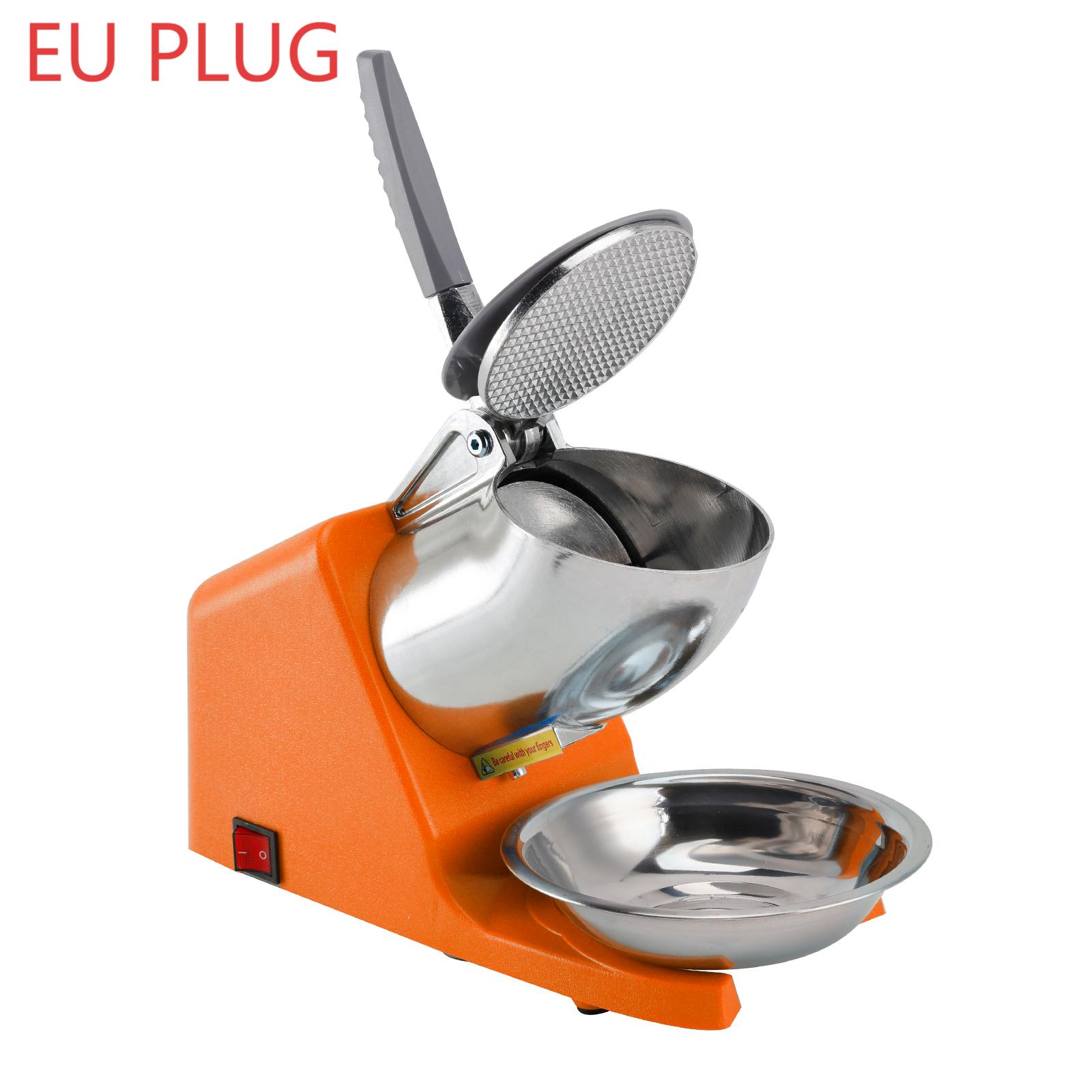 

Электрическая машина для колки льда 143 фунта/час, аппарат для приготовления снежного конуса, ледостружка 500 Вт, вилка ЕС