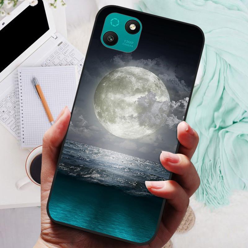 Soft Phone Cover For Wiko T10 4G Case T3 Funda TPU Space Marble Black Silicone Coque for Wiko T 10 WikoT3 Shockproof Cartoon