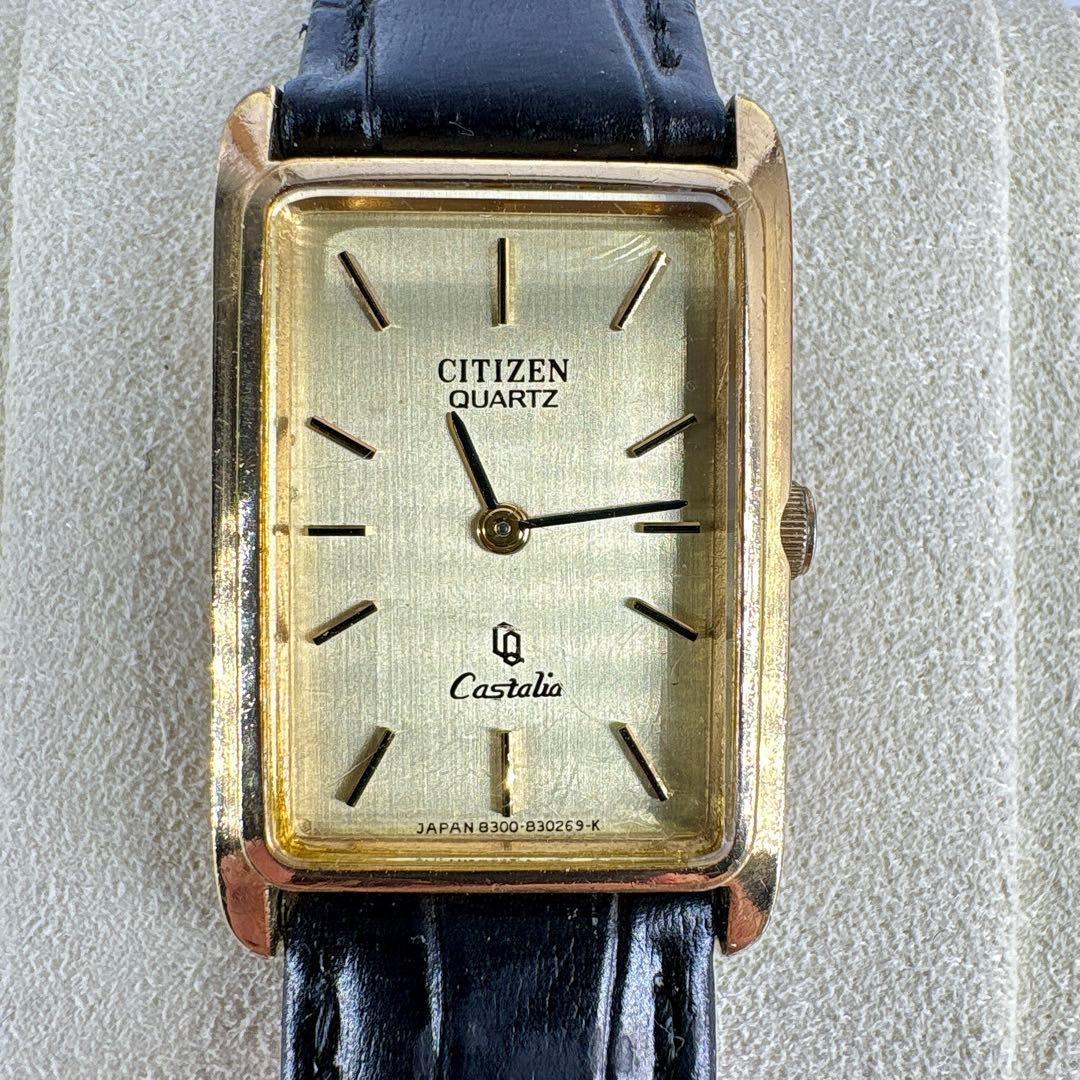 [New battery replacement/working item] CITIZEN Citizen Castalia ladies watch