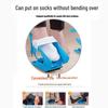 Easy-Sock Aid: No-Bend Device for Elderly to Put on Loose or Wide Mouth Socks