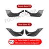For Tesla ModelY Juniper2025 Car Door Anti-Kick Pad ABS Anti Kick guard plate Side Door Protector Cover Car Interior Accessories