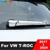 Achterwisser Kap Sierstrip Voor Volkswagen VW T-ROC TROC 2017- 2024 Chroom Auto Achterruit Ruitenwissers Arm Blad Accessoires