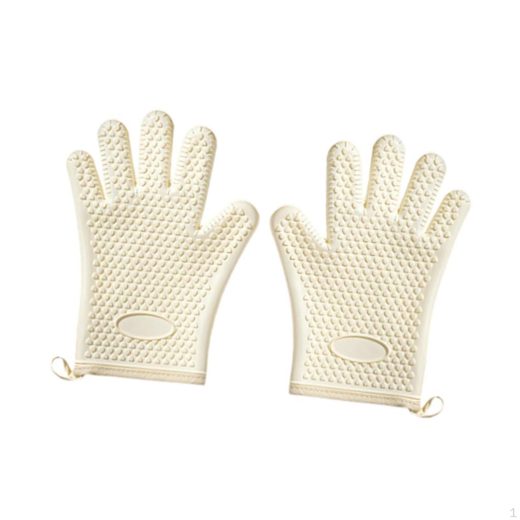 Heat-Resistant Oven Mitts Set for Cooking And Baking