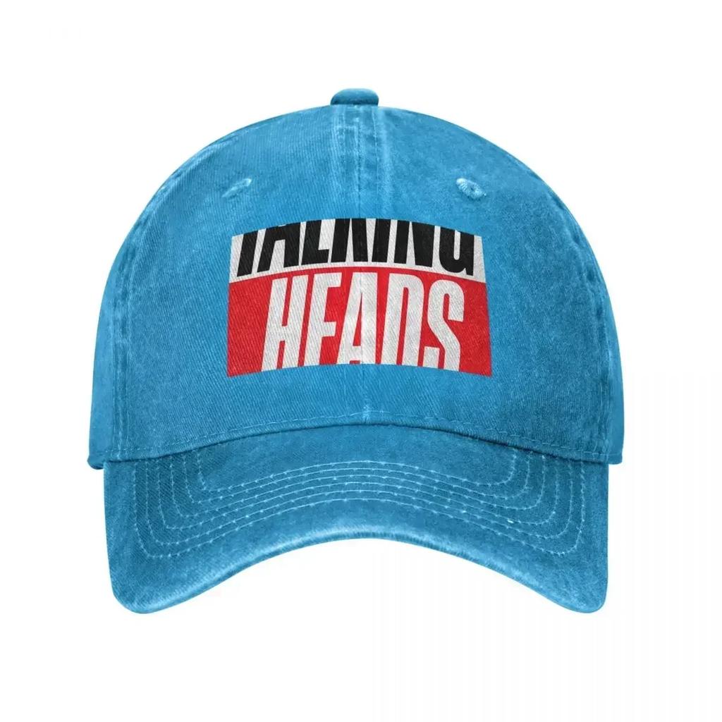 Talking Heads - Logo Essential Baseball Cap New In Hat Fun Hats Unique Hats Luxury Woman Cap Girl Men's