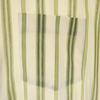 Vintage 70s Striped Pattern Short Sleeve Shirt 16 Green X Beige Men's Used