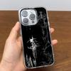 Phone Case For iPhone 17 16e 16 15 14 13 12 11 Pro Max  8 7 Air Plus Transparent Soft Cover Gothic Cyber Sigil Cross