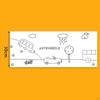 Children Wall Coloring Posters Paper 30Cmx300cm Sticky Drawing Roll Table Sheets