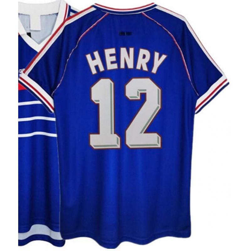 Retro Jerseys Football Uniforms Classic Nostalgic Replica Thai Version C Roneymar Henry Short-sleeved Sportswear