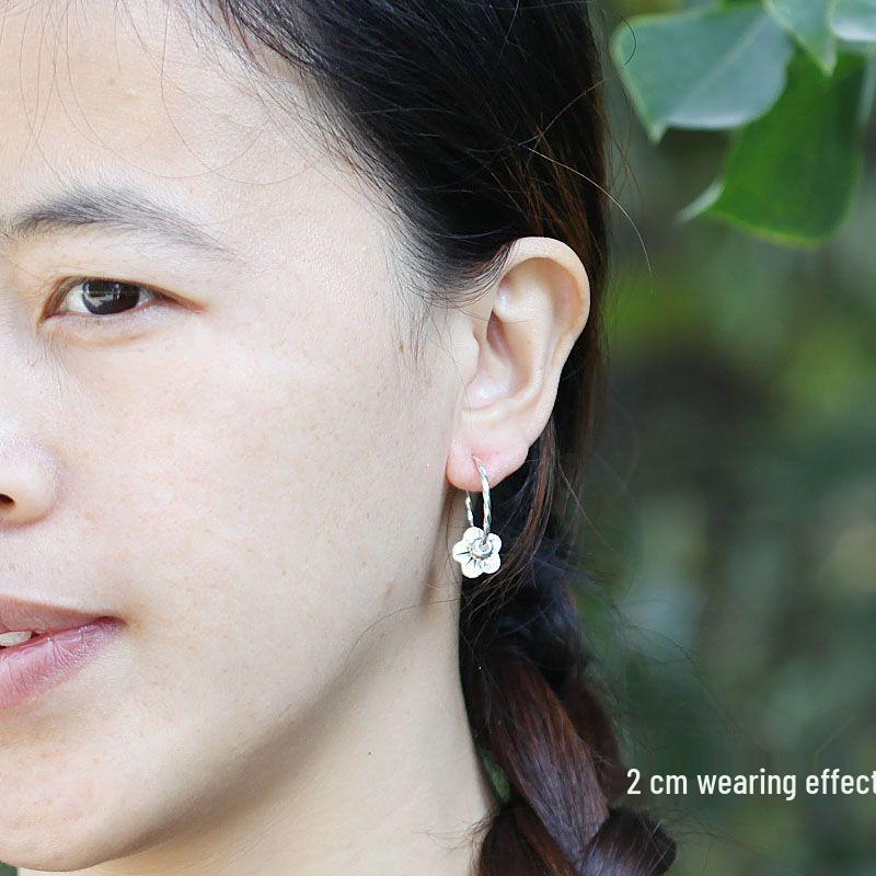 

Серьги из чистого стерлингового серебра 999 пробы для женщин - Легкие, роскошные, гипоаллергенный дизайн Pure Silver