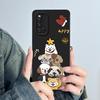 Soft Casing For Vivo V19 1933 Case Cute Astronaut Cartoon Pattern Liquid Silicone Shockproof Ultra-thin Protective Phone Case