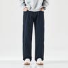 Autumn and winter old money style loose men's dad pants loose cotton wide-leg pants straight A-word pants