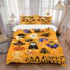 3pcs Bedding Set Halloween Party Includes 1 Comforter + 2 Pillowcases, Without Pillow Inserts, Soft Comfortable, Lightweight Breathable131