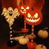 Halloween LED Night Light Pumpkin Ghost Ambiance Lights Battery Powered Waterproof Outdoor Garden Bedroom Festival Party Decor