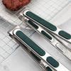 Lijia Stainless Steel Green Handle Food Tongs