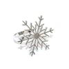 1pcs Snowflake Napkin Ring Gold Silver Napkin Rings Holder for Christmas Holiday New Year Wedding Party Table Decor Accessories