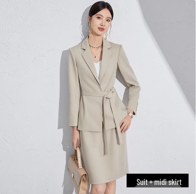 2024 Spring/Autumn Professional Suit: Stylish Teacher & Lawyer Pant Set with High-End Business Look