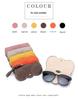 Women's Genuine Leather Sunglasses Case - Cute, Portable, New Ins Style Storage Bag