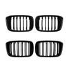Single Double Line Front Kidney Grille For BMW X3 X4 G01 G02 2018-2021 Bumper Grill Upgrade Exterior Trim Car Styling Accessorys