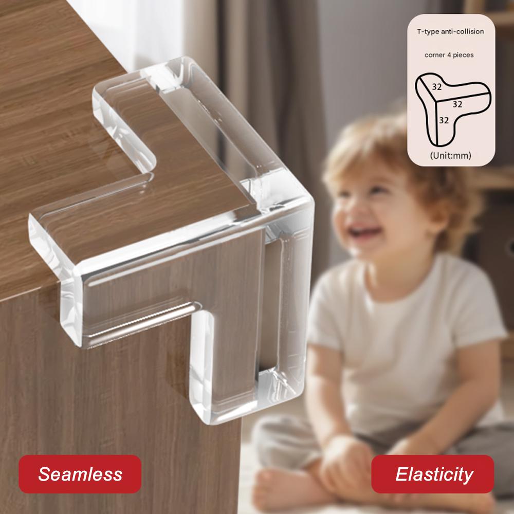 

Противоударная угловая защита Края стола Детская Мебель Журнальный столик Стекло Прозрачный Протектор Силиконовый Мягкий Высокоэластичный