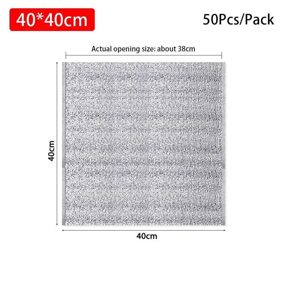 50Pcs/Pack Aluminum Foil Cooler Bag Insulation Folding Picnic Portable  Food Thermal Packing Bag Food Delivery Drink Insulated