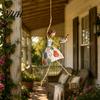 Garden Branch Decoration Dancing Lady Hanging Ornament for Home Decor, Elegant Art Sculpture, Ornaments Creative Pendant Indoor Outdoor Window