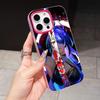 HSR Acheron Jelly Double layer Rose Red Mobile Phone Case for iPhone 17 16 15 14 13 12 11 Air Pro Max Plus Protective