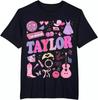 New! Taylor First Name Personalized Groovy 80'S T-Shirt Unisex LT288