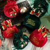 Antlers Christmas Eve Gift Bag Santa Claus Gift Drawstring Pouch Christmas Candy Bag  Home Decor