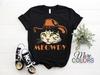 Meowdy Funny Country Music Cat Cowboy Hat Vintage T-shirt, Mashup Between Meow And Howdy, Cats Lovers Gift, Westerns Cowgirl Culture Tees,