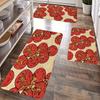 1PC Tomato Harvest Pattern Kitchen Rug Non-Slip Door Mat Pop design Bathroom Rug Bath Mat Carpet for Home Sink Laundry ecoreeree