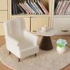 Miniatur-Creme-Puppenhaus-Sofa - Realistisch 1:12 Möbelmodelle für Puppenhaus.