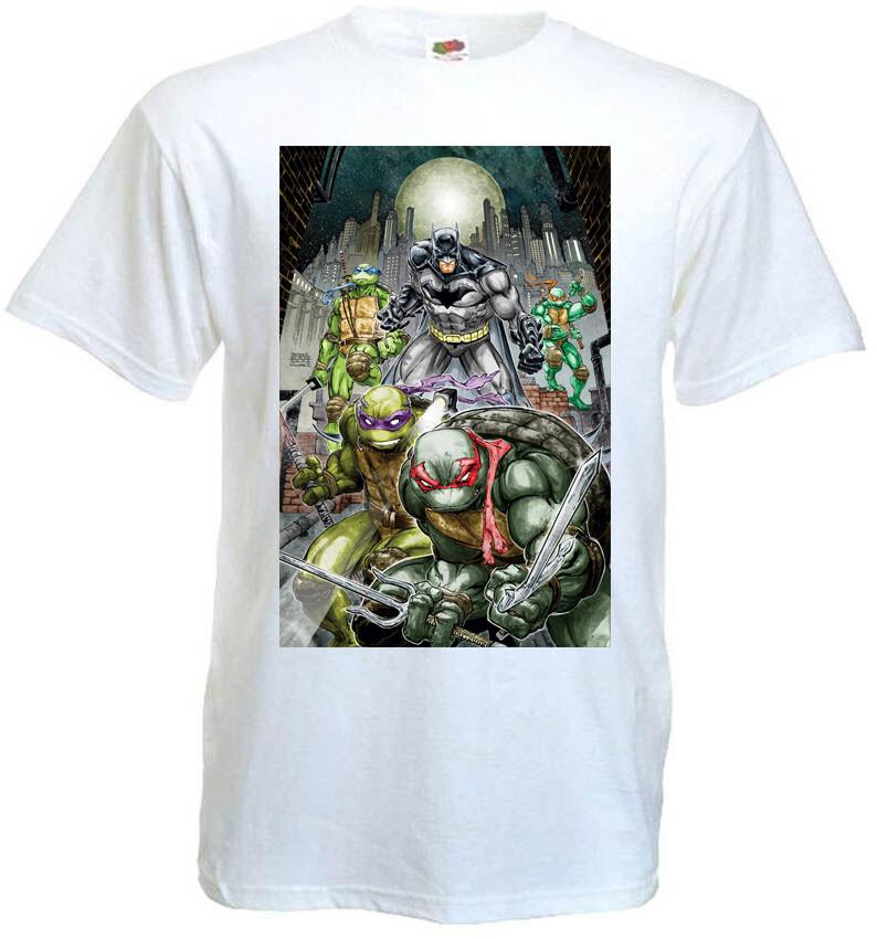 Ninja Turles v5 T shirt white movie poster S-5XL S