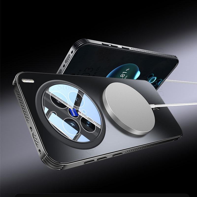 For Magsafe Magsafing Magnetic Case For vivo iQOO Neo10 Pro Cooling Heat Dissipation Cover iQOO 13 12 Pro Camera Lens Protector