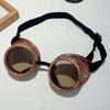 New Halloween Costume Retro Punk Steam Glasses Party Holiday Colsplay Decoration Props Women‘s Glasses Men‘s Glasses