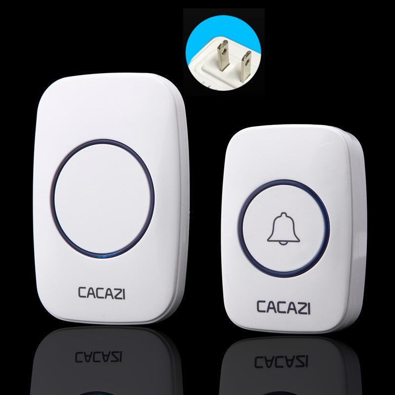 A10 Wireless Long-Range Home Doorbell with Multiple Call Bells and Elderly Pager, Compatible with EU, US, and UK Standards.