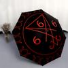 Sixth Seal Symbol Sticker - Mystic Design for Your GearUmbrella, Portable 3-Fold Compact Umbrella,Christmas Gift ES512