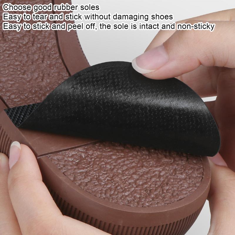 Anti Slip Sole Stickers Rubber Adhesive Shoe Sole Protector Wear-Resistant Tailorable Shoe Bottom Strips For Shoes