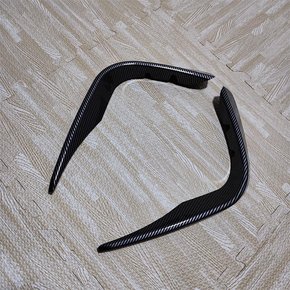 For Mercedes Benz GLC Class X253 GLC260 300 GLC43 AMG 2016-2019 Front Bumper Splitter Spoiler Fog Light Trim Wind Knife Bodykits